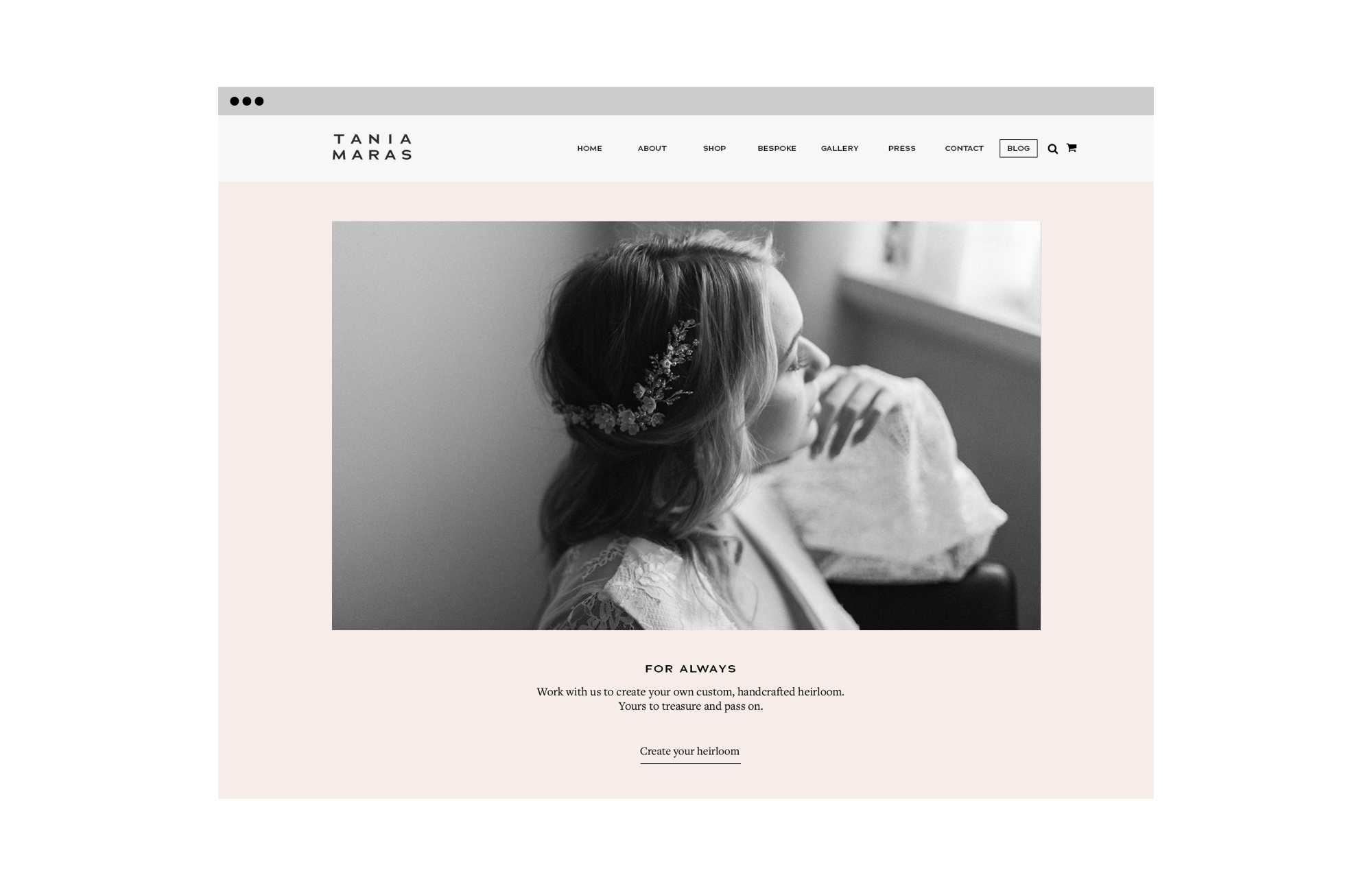 Tania Maras Home Page Restyle