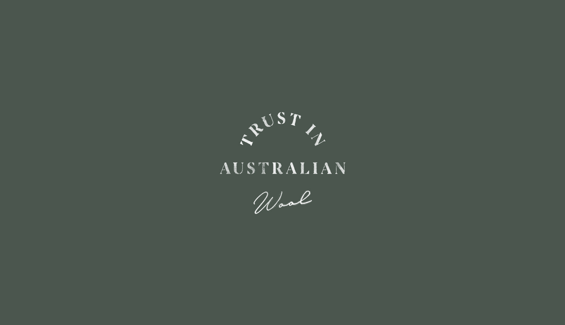 Trust in Australian Wool logo/mark.