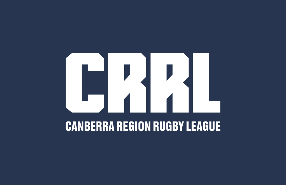 Canberra Region Rugby League Typographic Logo