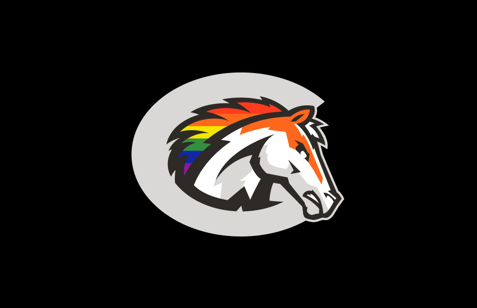 Canberra Cavalry Pride alternate logo
